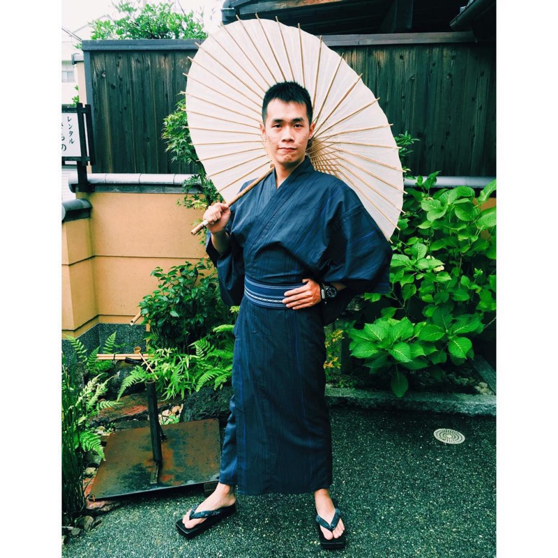 日本男性浴衣套組 不含雨傘 蝦皮購物