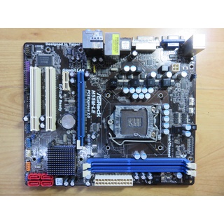 A.1156主機板-華擎 H55M-LE DDR3雙通道 i7 i5 i3 DVI-D 超線程技術 直購價480