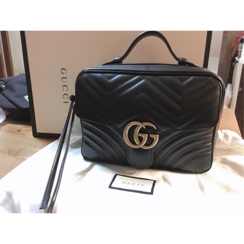 Gucci 經典GG marmont郵差包