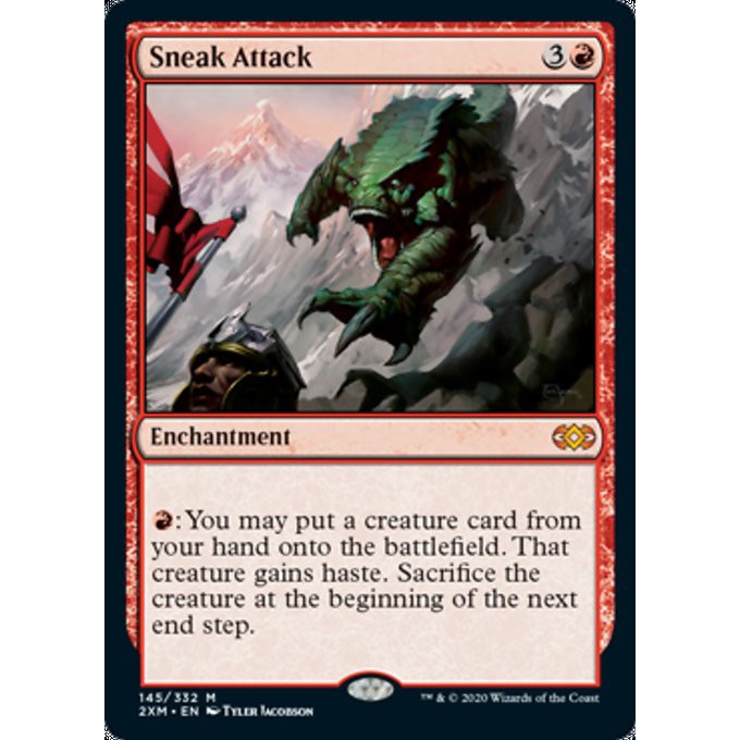 幻想卡鋪 Mtg 雙倍大師 2xm 英文mr 偷襲sneak Attack 蝦皮購物