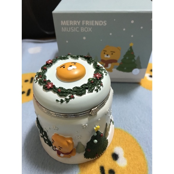 KAKAO FRIENDS 聖誕節 音樂盒  交換禮物 聖誕禮物 Ryan 萊恩