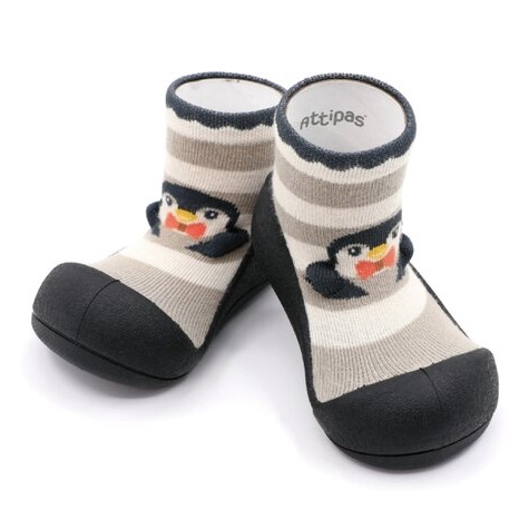 韓國 Attipas 快樂腳襪型學步鞋-企鵝-M號