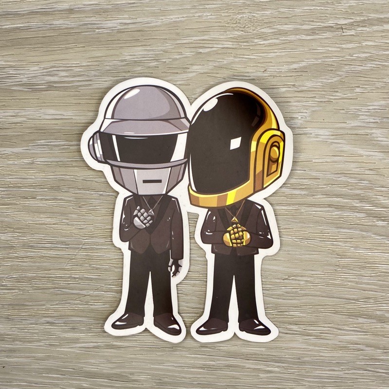 Zealous Life Daft Punk 傻瓜龐克 防水貼紙 電子音樂 Edm 蝦皮購物