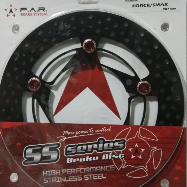 FAR 
赤鬼
SS
浮動碟
洞洞圓碟
267mm

Force  Smax 1.2代
前碟專用