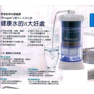 Hexagon™ 8 層次兀水淨化器 科士威 鹼性活氫水濾芯 濾水器 淨水器 水機配件請詢問 水機 喝好水