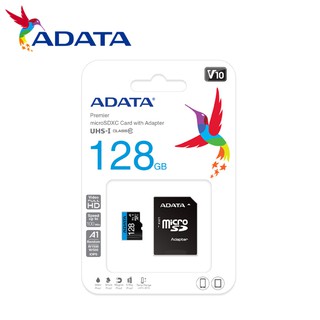 威剛 ADATA 128G 256G Premier microSDXC A1 UHS-I C10 U1 記憶卡 附轉卡