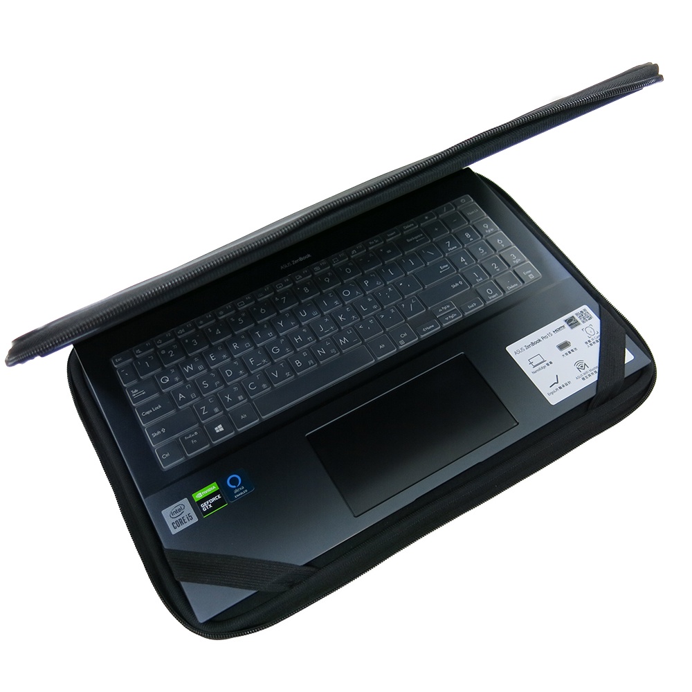 【Ezstick】ASUS ZenBook Pro 15 UX535 UX535LI NB保護專案 三合一超值防震包組