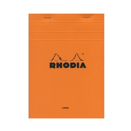 RHODIA Head Stapled Pad/ A5/ Orange/ Lined+Margin eslite誠品