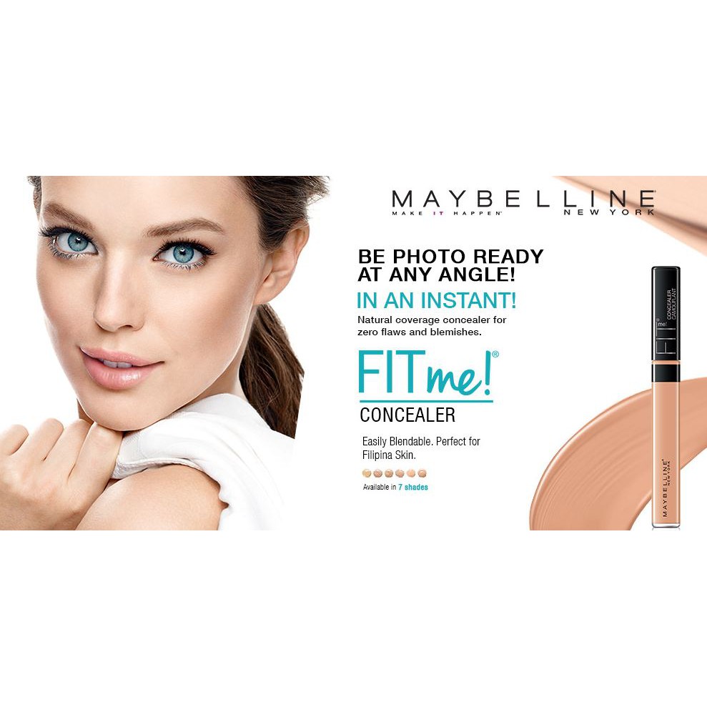 【女人香氛】美國專櫃正品．美國 Maybelline 媚比琳 Fit Me 遮瑕膏 遮瑕筆 遮遮稱奇遮瑕膏