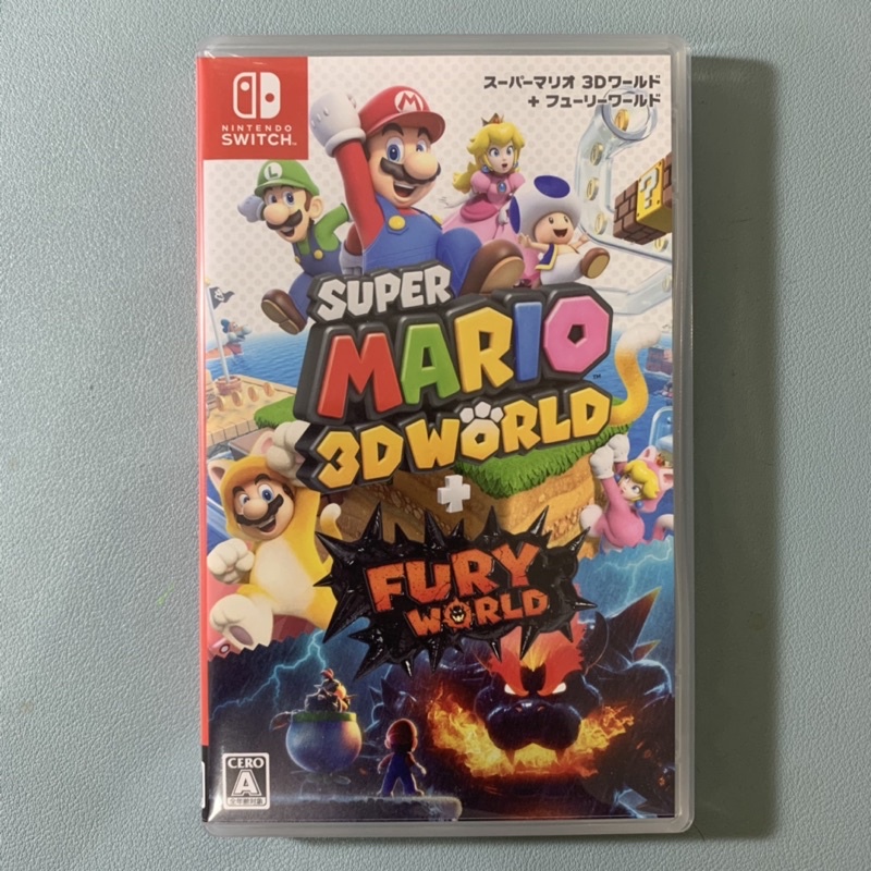 NS Super Mario 超級瑪利歐3D world+ Fury World狂怒世界