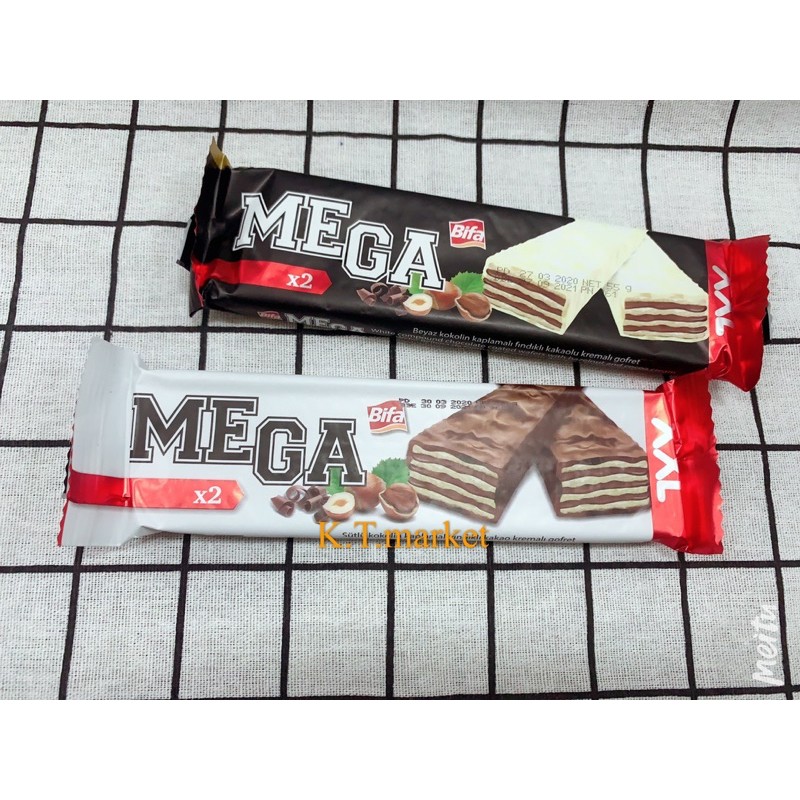 土耳其🇹🇷Bifa MEGA 比夫特白巧克力 黑巧克力酥55克