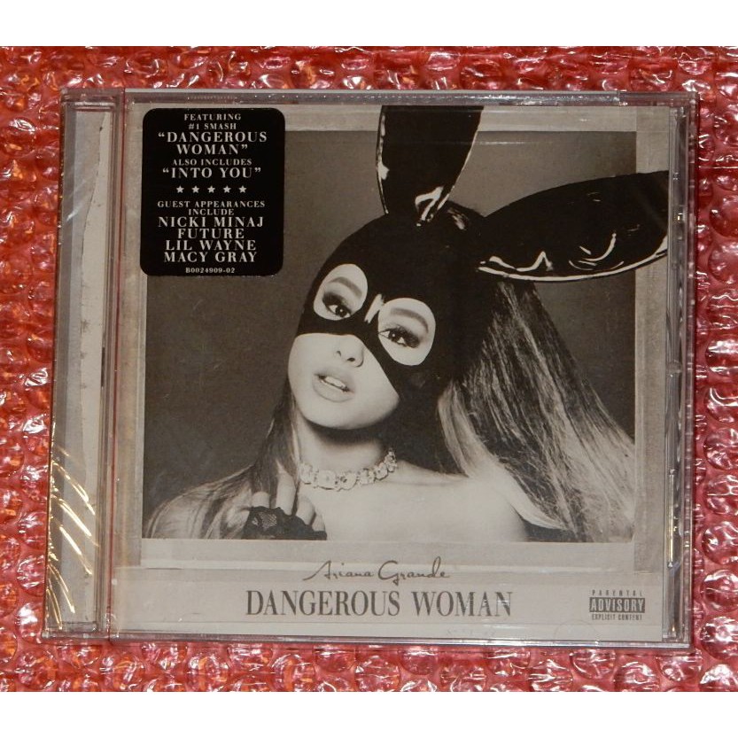 Ariana Grande 亞莉安娜 - Dangerous Woman 美國未消音版CD(全新未拆)