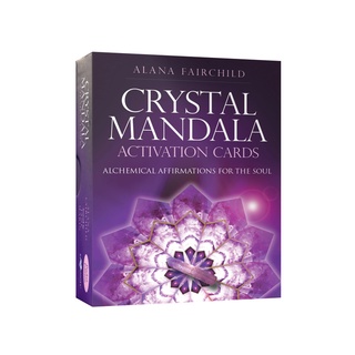水晶曼陀羅神諭卡英文袖珍版,贈中文翻譯｜Crystal Mandala Activation Cards【左西】