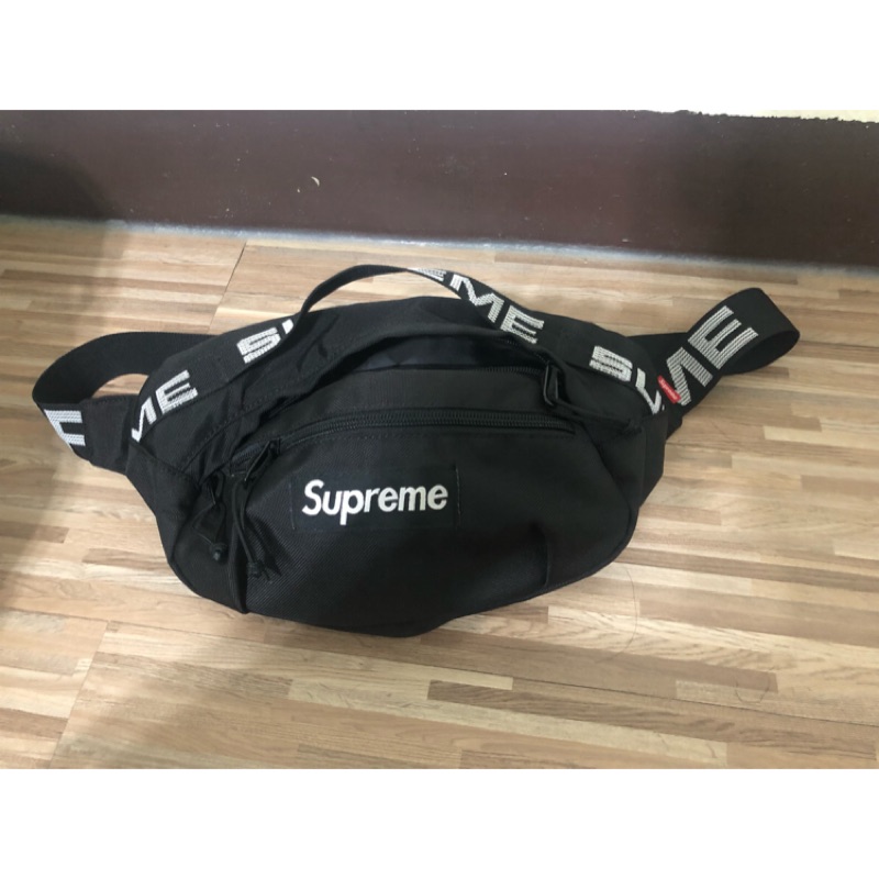 [現貨］SUPREME 44th waist bag 黑色腰包 側背包 小包