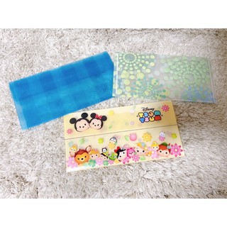 現貨❗️🌸正版 迪士尼 tsum tsum 雙層收納袋🌸 雙層口罩收納袋 萬用袋