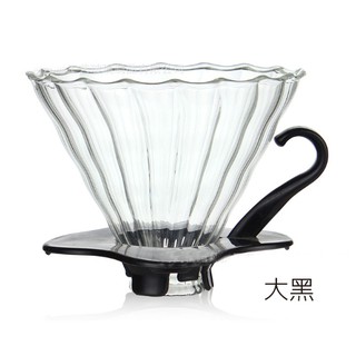 【現貨】咖啡濾杯 (大)(黑) 1-4人份