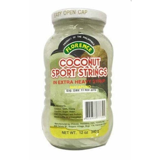 菲律賓 FLORENCE COCONUT SPORT STRINGS 椰絲罐