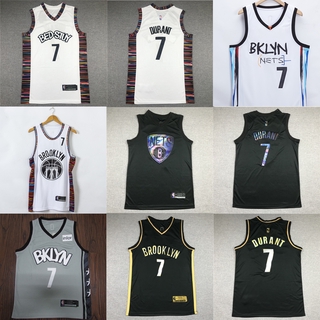 Kevin Durant Jersey 布魯克林籃網隊球衣刺繡版 杜蘭特籃球服夏季球衣歐碼球衣男