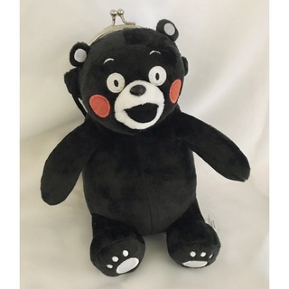 熊本熊背包 斜背包 造型包 珠扣包 零錢包 絨毛背包 玩偶背包