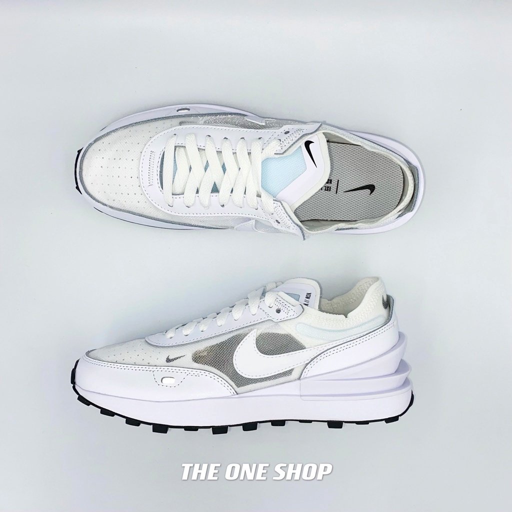 TheOneShop NIKE WAFFLE ONE 白色 全白 網狀 慢跑鞋 DC2533-103