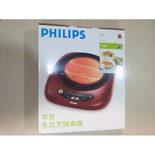 Philips 飛利浦黑晶爐型號HD4414 + 專用烤盤 全新僅拆封檢查 外宿神器
