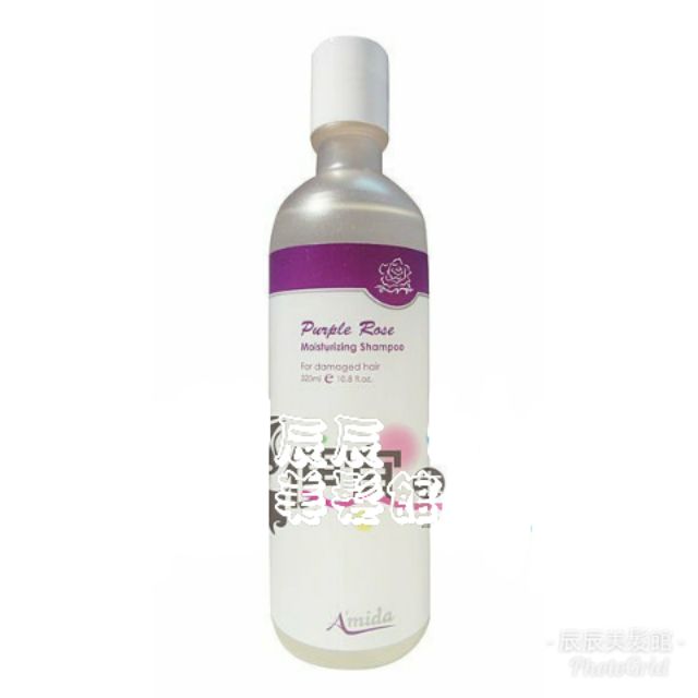 【洗髮精】 Amida 紫玫瑰洗髮精(有機) 320ml 潔淨毛躁受損髮水漾亮澤專用