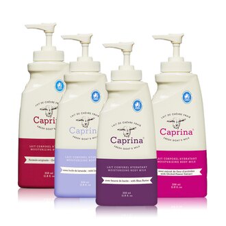 【Caprina】山羊奶滋養乳液(經典原味/ 乳木果/蘭花香 )-350ml/12oz $480