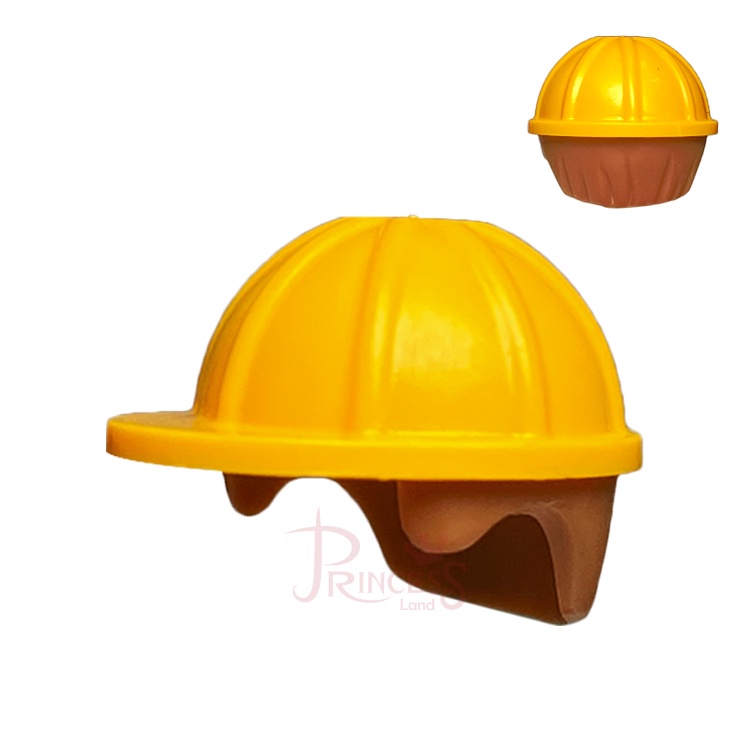 公主樂糕殿 LEGO 71008 人偶包13代 木工 工人 帽子 安全帽 工地帽 亮淺橙色 16175pb02 B006