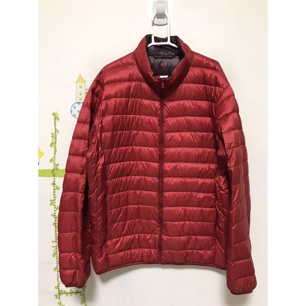 Uniqlo男生 輕量羽絨外套XL
