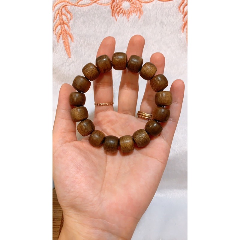 《木玩藝品》越南沈香手珠（13m蘋果珠）（甜藥香味）