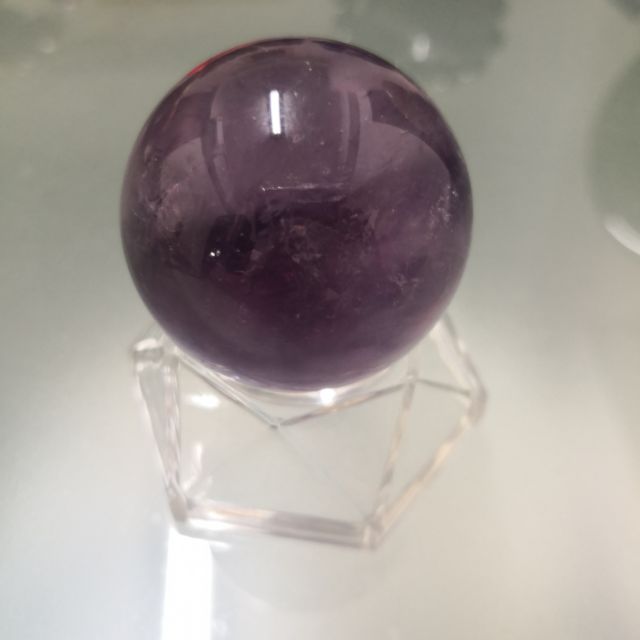 頂級天然紫水晶球，直徑約45咪。
