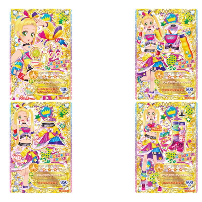 Aikatsu 偶像學園 Friends 第二彈 搖擺派對 PR卡 含頭飾 飾品卡 (台灣可刷 非港卡)