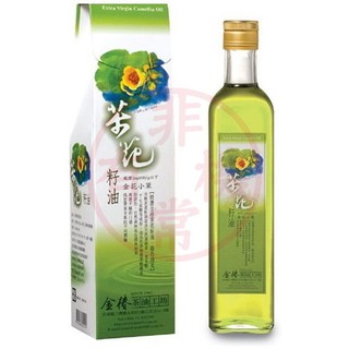 金椿茶油工坊-金花小菓茶花籽油500ml/罐