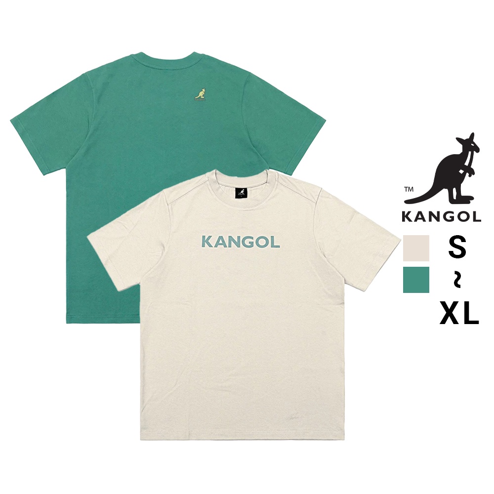 KANGOL 袋鼠 胸前KANGOL字樣LOGO短T 簡約 素t tshirt 情侶 男T 女T保證正品 AAStore
