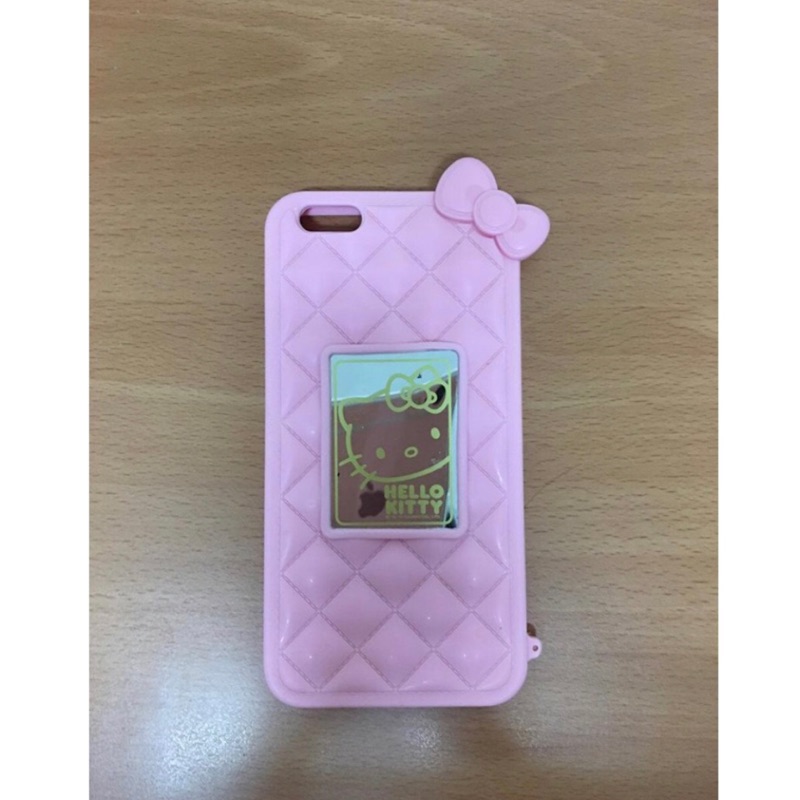 (全新)Hello Kitty iPhone 6/6S plus 5.5吋凱蒂貓粉紅色軟套保護套保護殼手機殼手機套可掛繩