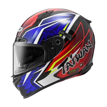 ◆東橋安全帽 EB HELMET◆ZS 1800B AM15 國旗彩繪 全碳纖維 快拆 全罩式 五件式拆洗