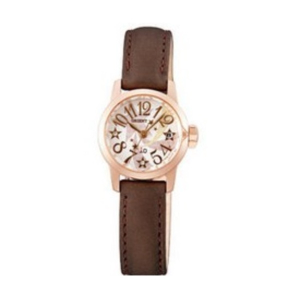 ORIENT東方錶 女 皮帶玫瑰金 石英腕錶 (WI0071SZ) 23.5mm