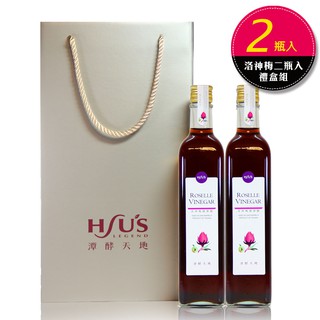潭酵天地 洛神梅水果醋 2入禮盒組 宜蘭拌手禮 宜蘭美食 濃縮 無新增果糖 零防腐劑 促進新陳代謝 HSUS