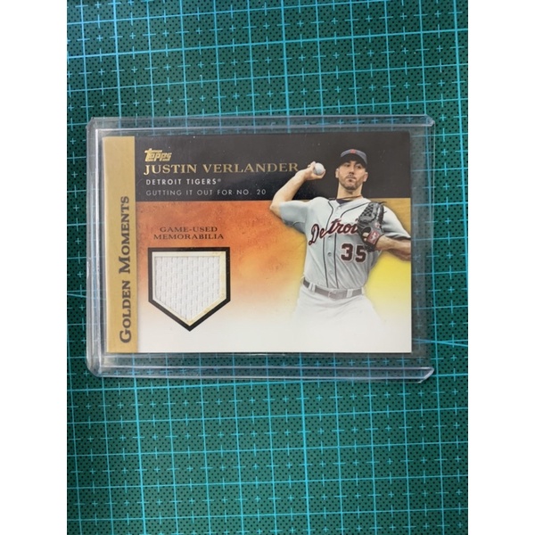 2012 topps 太空人 賽揚 王牌投手 Justin Verlander 球衣卡