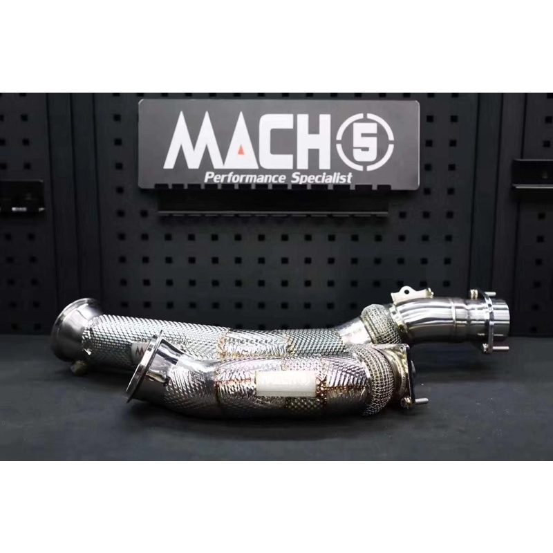 BMW 320i.328i Mach5高流量直通當派 #downpipe#F30#F31#N20#寶馬#BBA