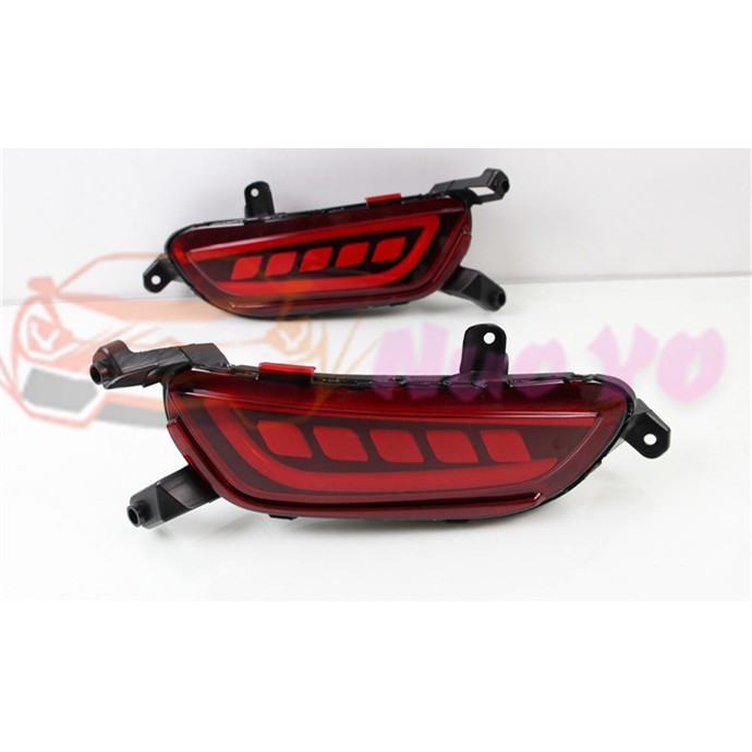 馬自達mazda Cx3 Cx 3 後保桿燈後霧燈警示燈防止追撞led 導光兩段式空力套件 蝦皮購物