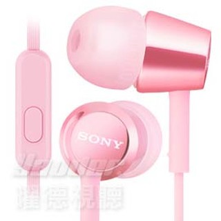 送收納盒 SONY MDR-EX155AP 粉色 細膩金屬 耳道式耳機 線控MIC