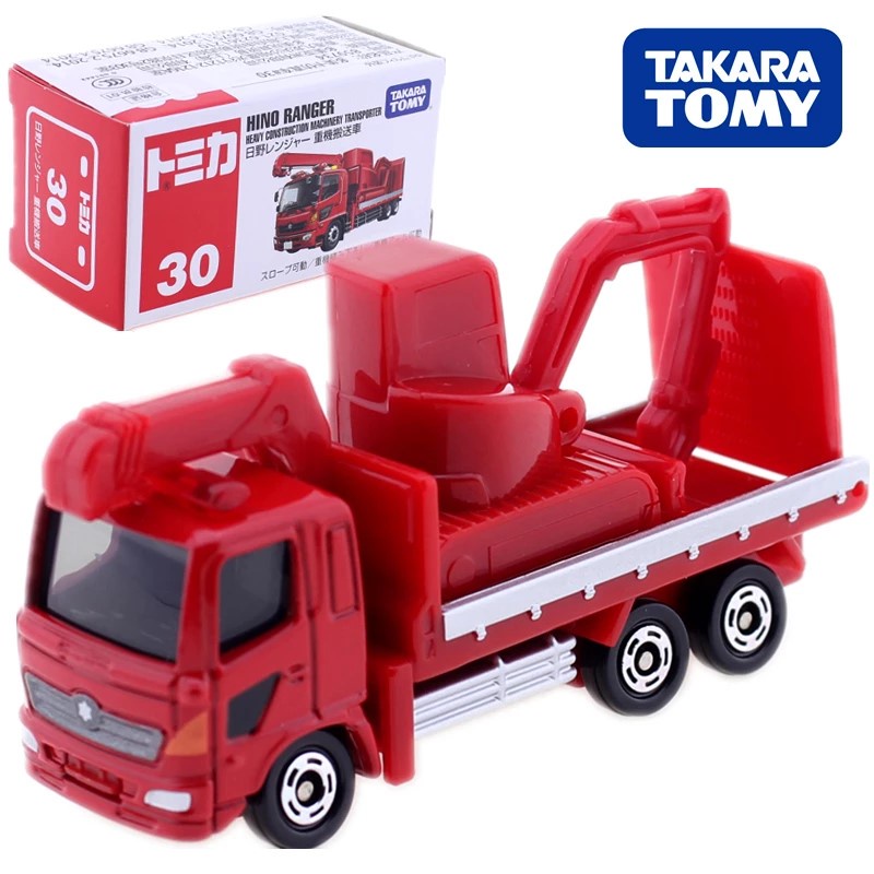 TOMICA NO.30 日野重機搬送車 代理 現貨《動漫貨櫃玩具批發》