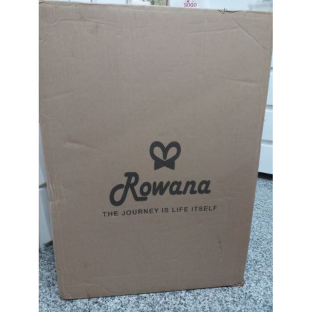 客訂，全新現貨《ROWANA旗艦鋁框旅行箱25吋
玫瑰金》
