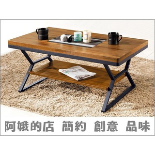 【阿娥的店】5335-747-2 工業風木心板3.6尺4尺大茶几(211)(212)格維納工業風木心板大茶几(#221)