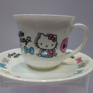 Hello kitty 2006年咖啡杯組 （藍）