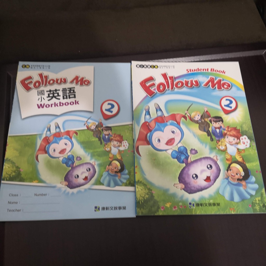 國小英語課本do 國小英語follow Me 2 課本 習作共2本c版康軒107 02 蝦皮購物