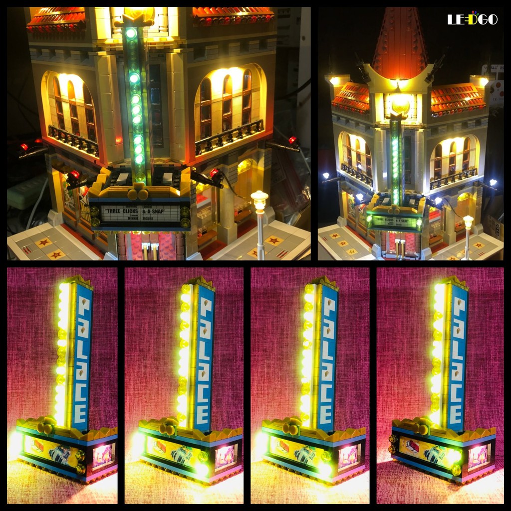  10232 電影院 皇宮戲院 招牌組燈組包 燈組 燈光