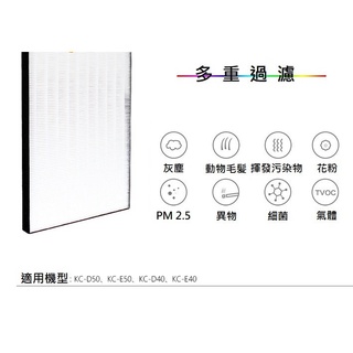 適用副廠 Sharp 夏普 KC-G50 KC-D50 KC-E50 KC-F50 FZ-PF51F1 D50 濾網