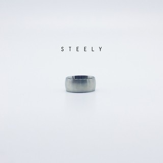 STEELY SHOP 💎簡約 時尚 霧面金屬鈦鋼戒指 抗敏 316L不鏽鋼 極簡 設計